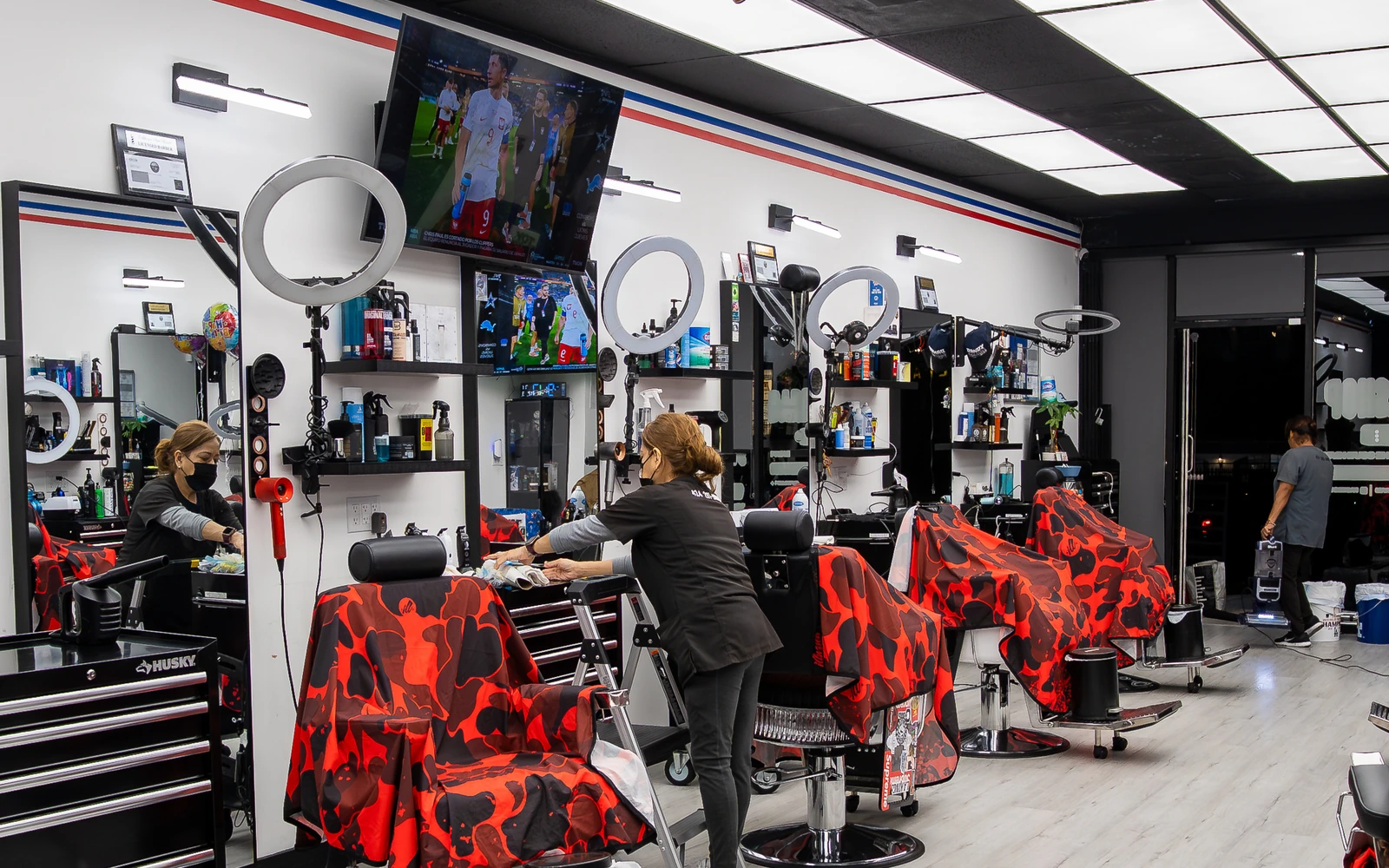 After-Hours Cleaning at Barbers Club Inc.